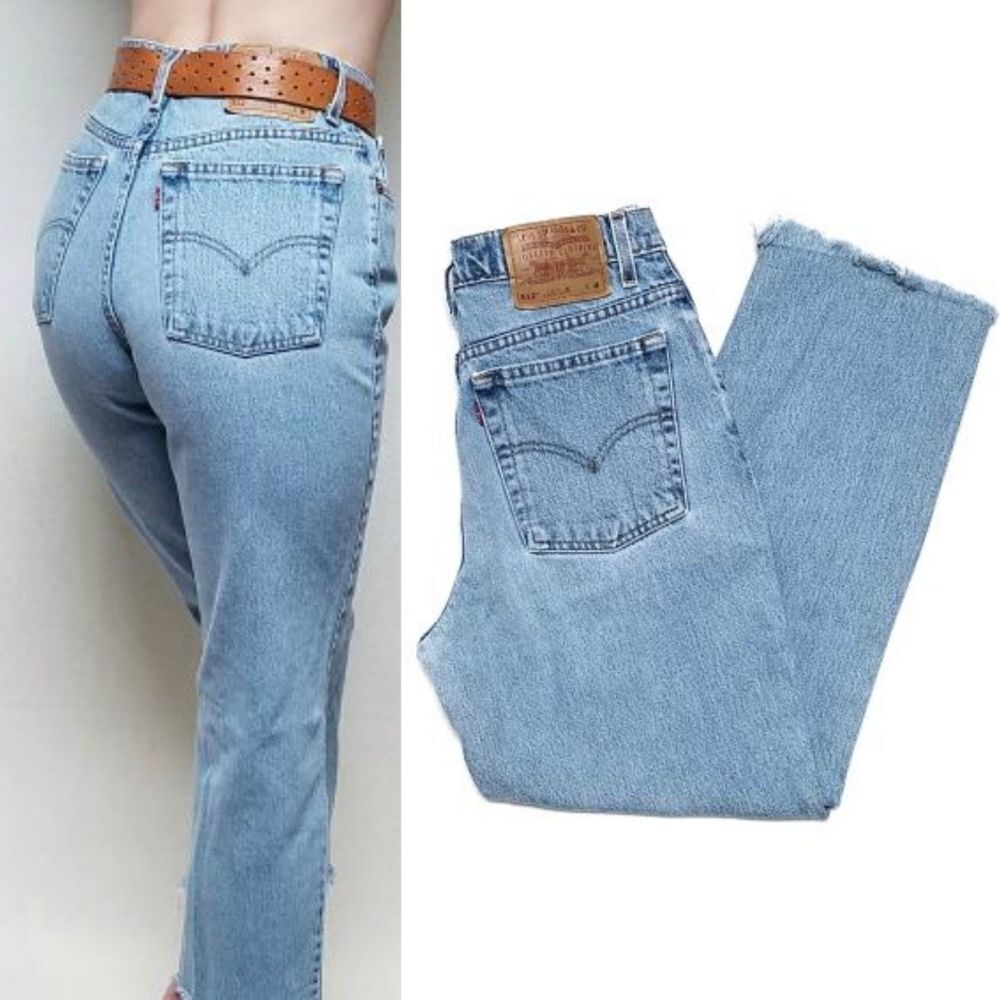 VINTAGE Levi's 512 Slim Fit Straight Leg Mom Jeans